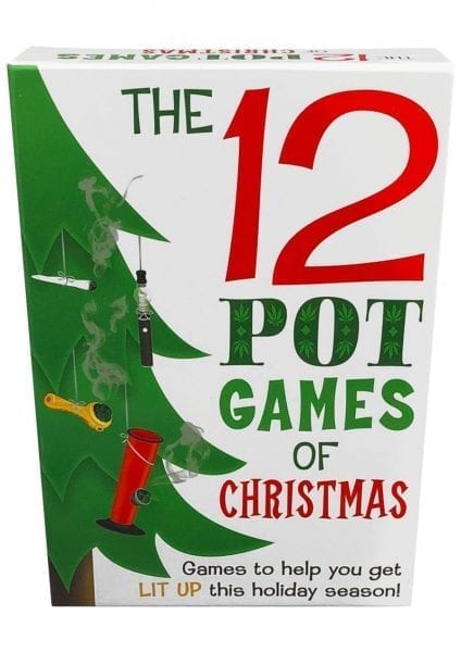 12 Pot Games Of Christmas Novelty