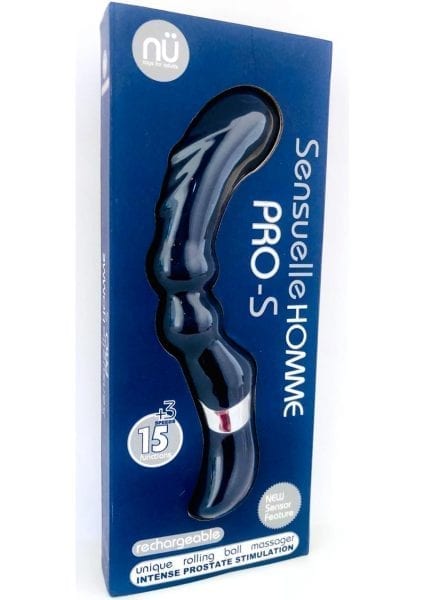 Sensuelle Homme Pro-S Rechargeable Multi Speed Prostate Massager Navy Blue