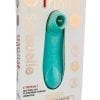 Sensuelle Trinitii Suction Tongue Vibrator Rechargeable Multi Speed Electric Blue
