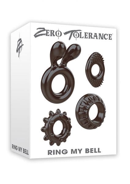 Ring My Bell Cock Ring Set Black