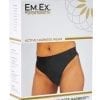 EM. EX. Active Harness Wear Silhouette Harness Bikini Cut Black Large-28-31