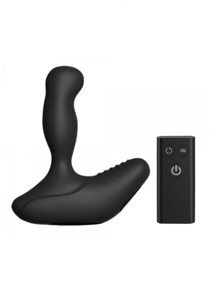 Revo  Stealth Remote Control Rechargeable Rotating Prostate Massager Silicone  Waterproof Black
