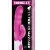 Energize Her Tickler Massager Dual Motors Clitoral Tickler Silicone Pink