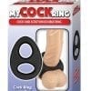 My Cockring Cock and Scrotum Double Ring Silicone Black