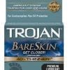 Trojan Bareskin Premium Lubricated Latex Condoms 3-Pack