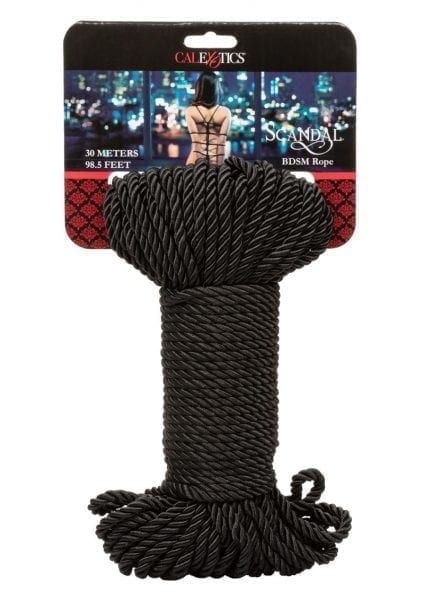 Scandal Bdsm Rope 98.5 Feet Bondage Black