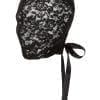 Scandal Corset Lace Hood Washable One Size Fits Most Black