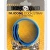 Boneyard Silicone Cock Strap 3 Snap Ring Blue