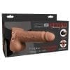 Fetish Fantasy Hollow Rechargeable Strap-On With Remote Control Tan 7 Inches