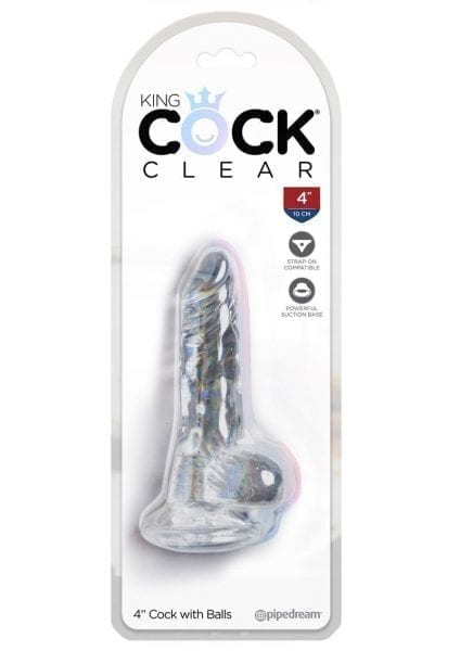 Kc 4 Cock W/balls Clear