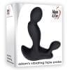 Adam and Eve Adams Vibrating Triple Probe Prostate Massager USB Rechargeable Waterproof Black