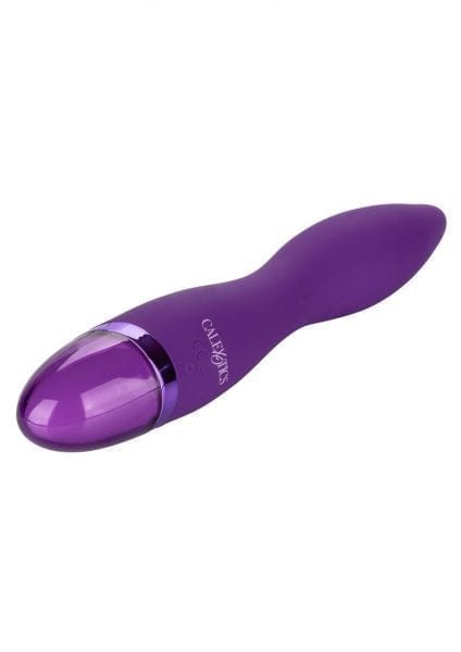 Aura Wand Multi Function Vibrator Silicone USB Rechargeable Waterproof Purple