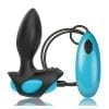 Men-X Varex Anal Plug P-Spot Stimulator Waterproof USB Magnetic Charge Multi Function  Blue/Black