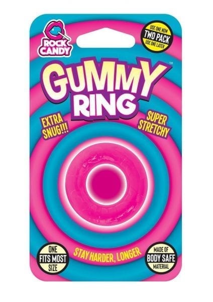 Rock Candy Gummy Ring Pink