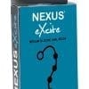 Nexus Excite Medium Silicone Anal Beads Silicone Medium Size 25mm  Black
