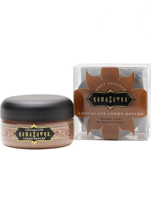 Kama Sutra Petite Body Souffle Kissable Cream For Sensual Massage Chocolate Crème Brulee