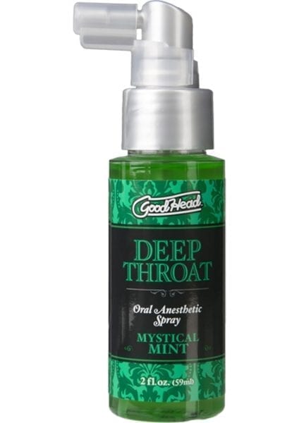 Goodhead Deep Throat Oral Anesthetic Spray Mystical Mint 2 Ounce