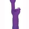 Come Hither Butterfly Kiss Silicone Gspot And Clitoral Stimulator Waterproof Purple 8 Inch