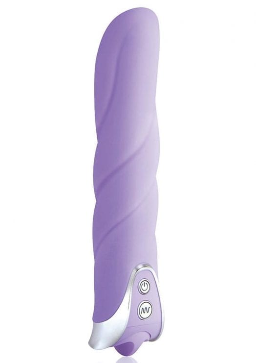 Vibe Therapy Meridian Silicone Vibrator Waterproof Purple