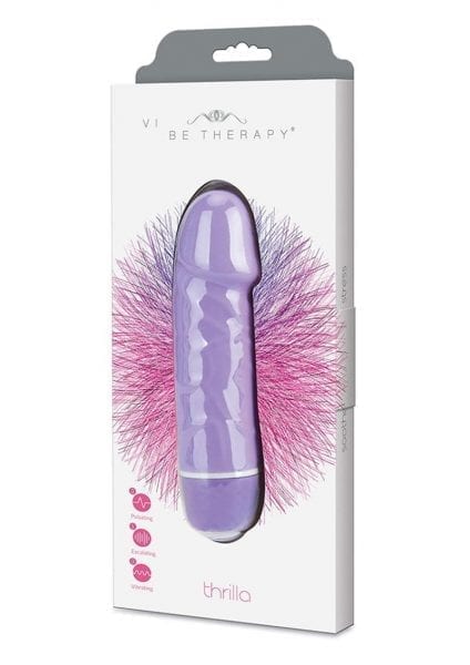 Vibe Therapy Thrilla Silicone Mini Vibe Waterproof Purple