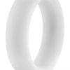 Performance Silicone Glo Cock Ring Glow In the Dark White 1.5 Inch Diameter