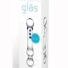 Glass Curved G-spot Glass Dildo Clear 6 Inches