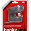 Hunkyjunk Connect Silicone Blend Ball Tugger Cock Ring Stone