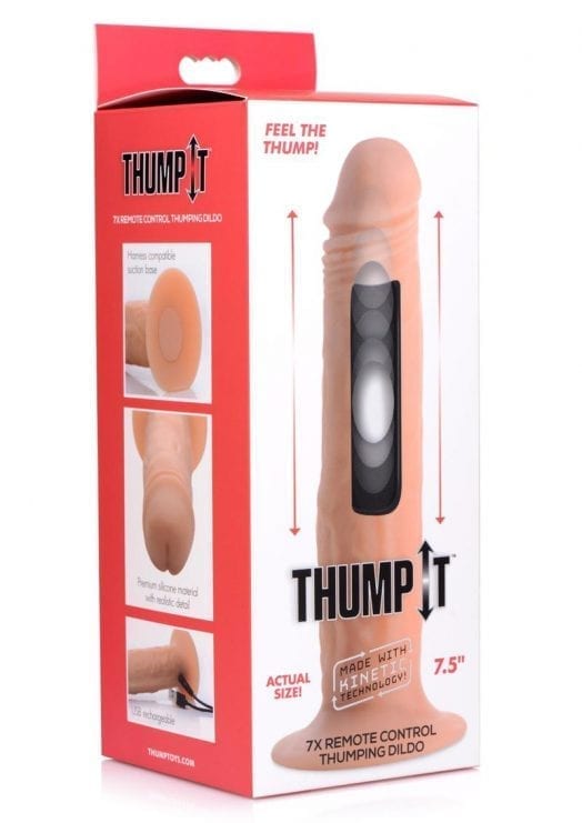 Thump It 7x Thumping Dildo 8