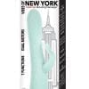Vibes Of New York Heat Up Rotating Massager USB Rechargeable Silicone Waterproof Aqua 9 Inches
