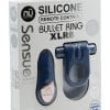 Sensuelle Silicone Wireless Remote Control Bullet Ring XLR8 USB Rechargeable Waterproof Navy