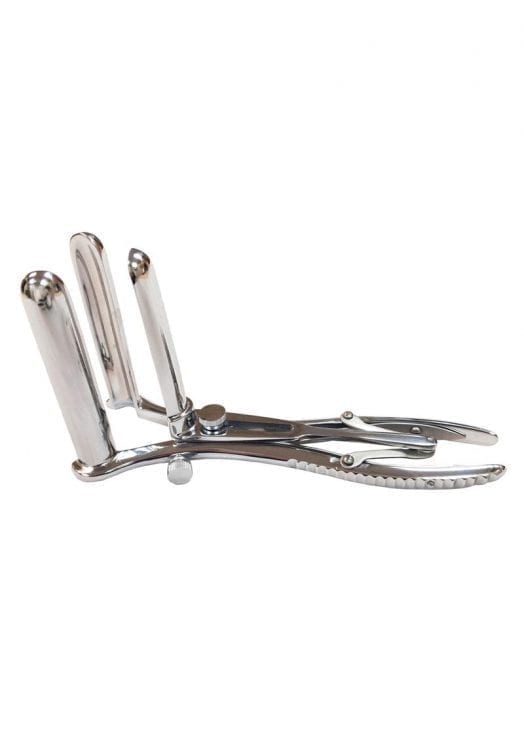 Rouge Stainless Steel Play Three Prong Speculum