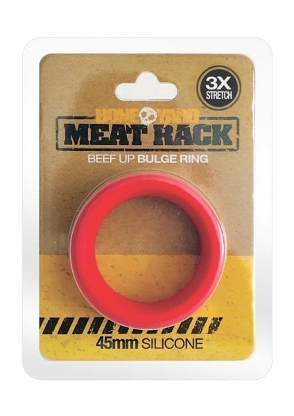 Boneyard Meat Rack Cock Ring Red