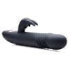 Inmi Royal Rabbits Thrusting Bunny Silicone USB Magnetic Rechargeable Vibe Black 9 Inches