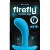 Firefly Contour Plug Glow In The Dark Anal Plug Non-Vibrating Silicone Blue Medium