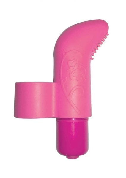 S-Finger Vibe Silicone G-Spot Vibrator Pink