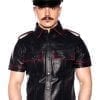 Prowler Red Police Shirt Pipe Blk/red Sm