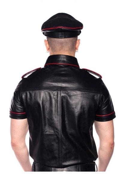 Prowler Red Police Shirt Pipe Blk/red Sm