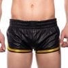 Prowler Red Leather Sport Shorts Yell Lg