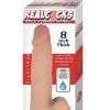 RealCocks Self Lubricating Bendable Realistic Thick Dildo With Balls Waterproof Flesh 8 Inches