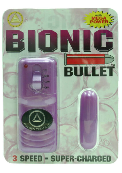 Bionic Bullet Slim 3 Speed Supercharged with Remote  – Purple