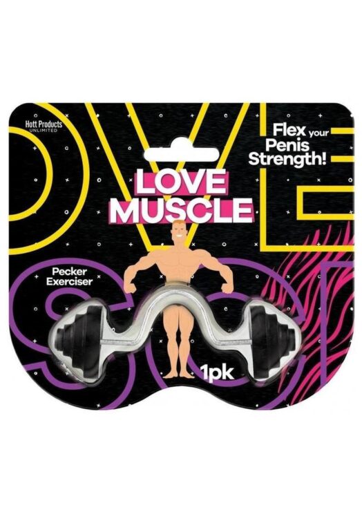 Love Muscle Pecker Exerciser - Gray