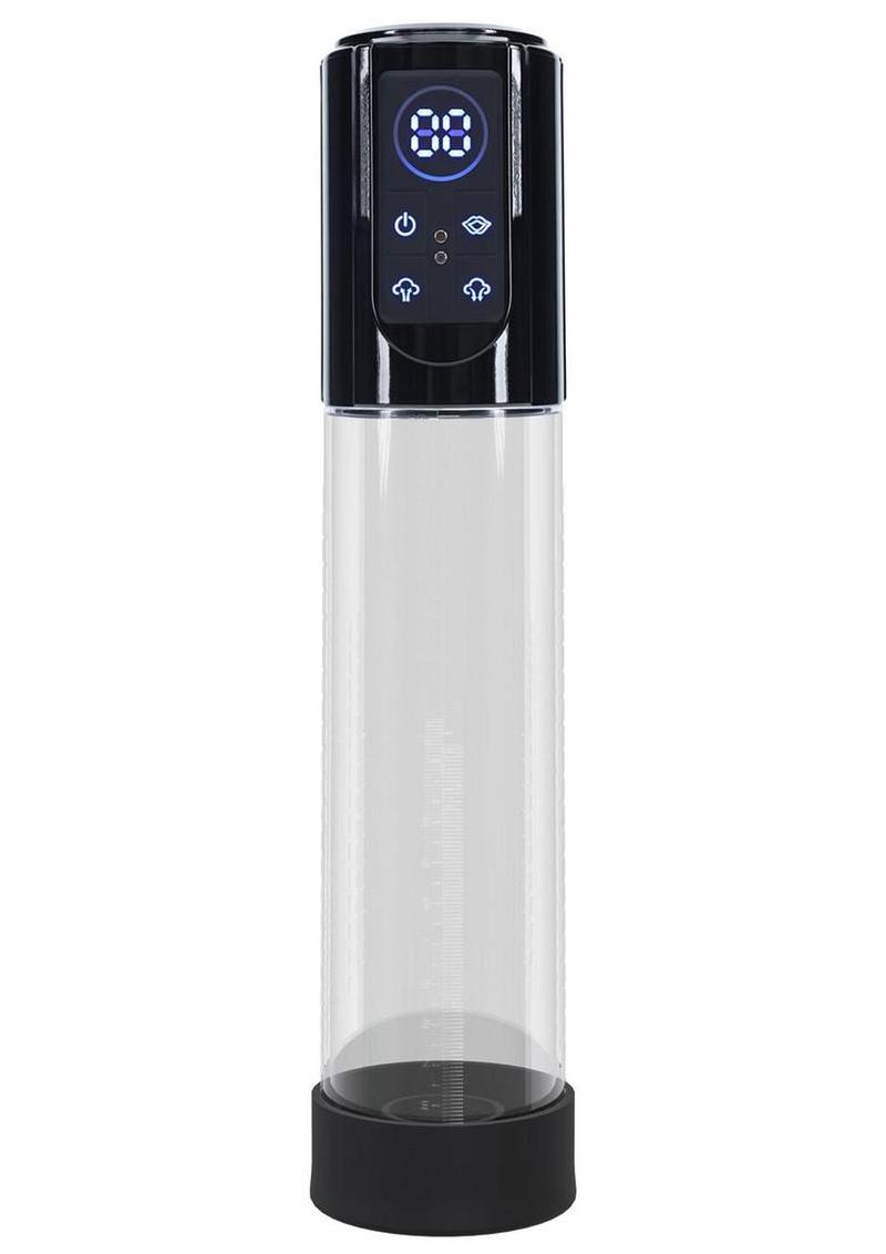 Pumped MegaLift Automatic 6 Function Rechargeable Penis Pump – Black
