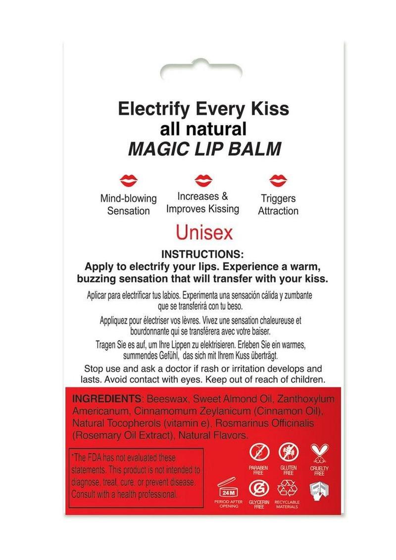 X On The Lips Buzzing Lip Balm with Pheromones Strawberry Flavor .75oz