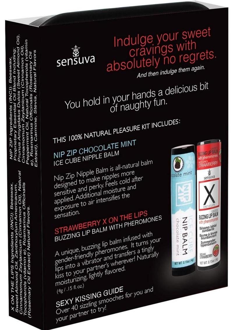 Sensuva Lips N Nips Pleasure Kit Limited Edition – Chocolate Strawberry