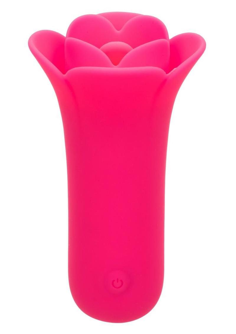 Naughty Bits Lily Licker Mini Flower Flicker Rechargeable Silicone Vibrator – Pink