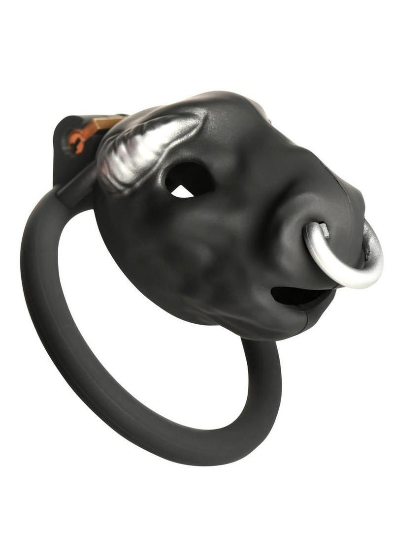 Master Series Bull Chastity Cage – Black