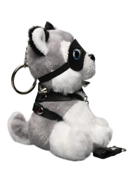 Master Series Max the Fetish Pup Keychain - White