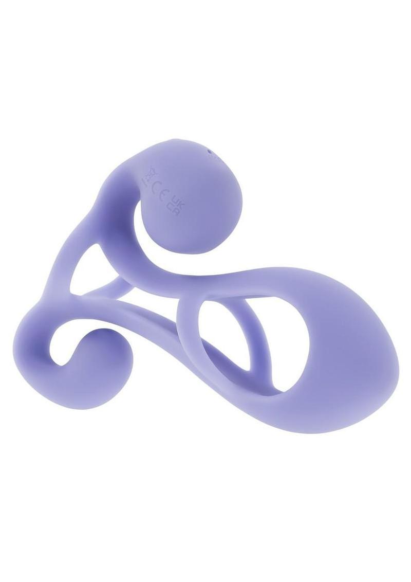 Playboy Fantasy Cage Rechargeable Silicone Penis Extension – Purple
