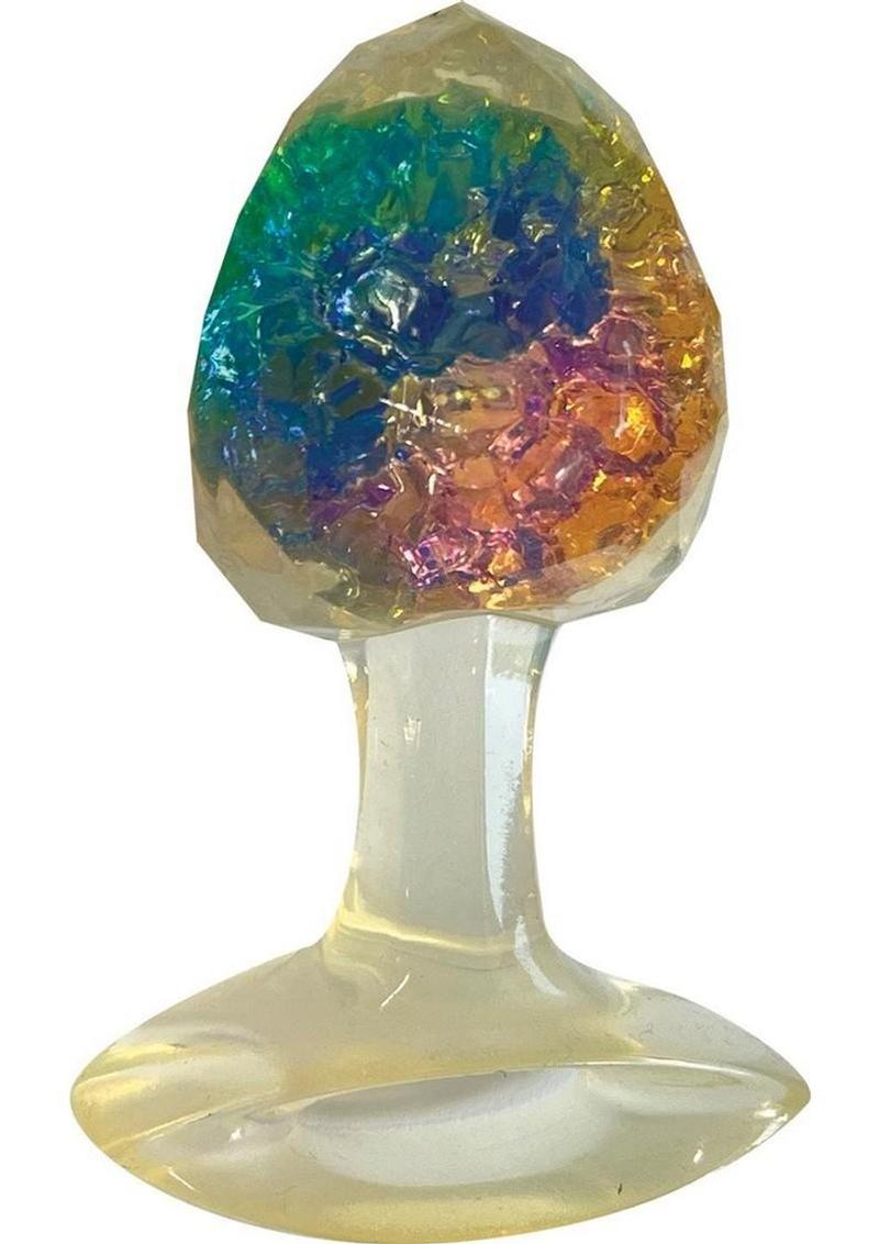 Cotton Candy Joy Gems Silicone Pleasure Anal Plug – Topaz