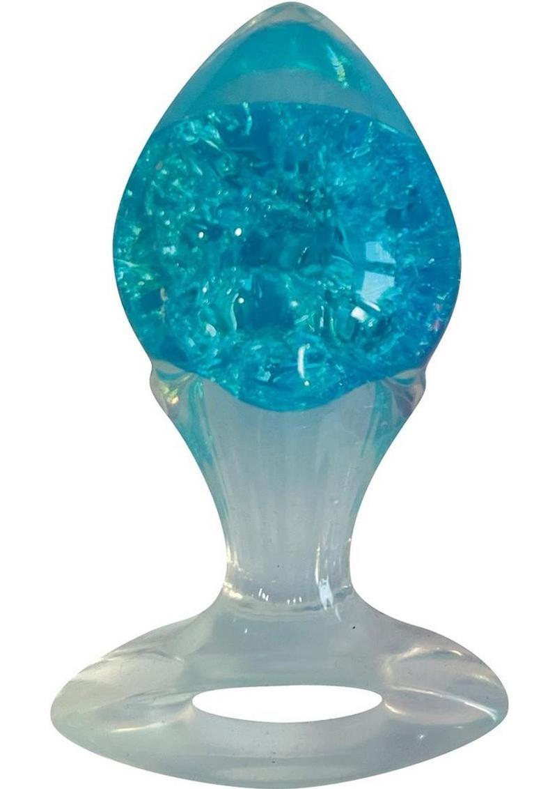 Cotton Candy Joy Gems Silicone Pleasure Anal Plug – Saphire
